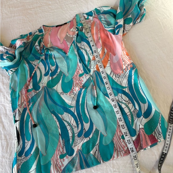 Kobi Halperin Anya 100% Silk Blouse Size Medium - Picture 12 of 13